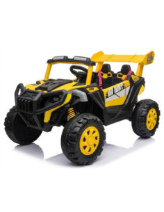 ROB-8102/Portocaliu,Jeep politie cu acumulator