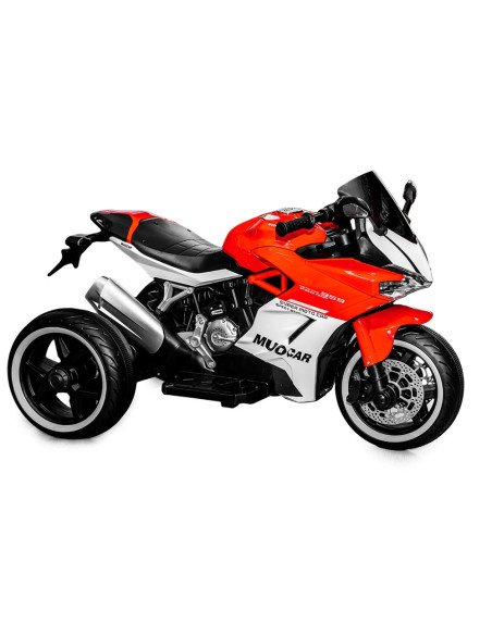 ROB-959-3/Rosu,Motocicleta cu acumulator