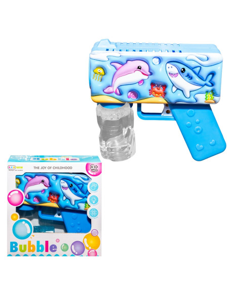 ROB-676-A,Pistol baloane de sapun, cu baterii, Ocean