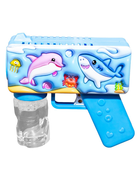 ROB-676-A,Pistol baloane de sapun, cu baterii, Ocean