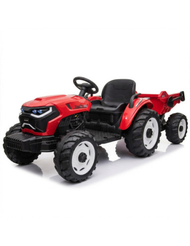 WN-1169/Rosu,Tractor cu acumulator si remorca