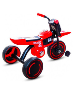 KQ-6151/Rosu,Tricicleta cu pedale si lumina 2