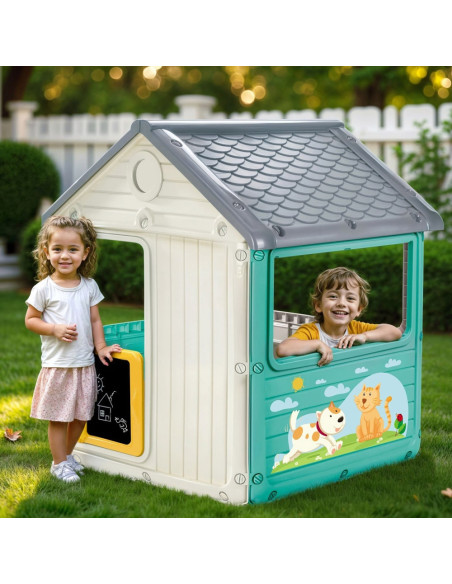ROB-2612,Casuta, My First House, 125x100x104 cm - Dolu