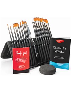 Pensule Set 15+1 Clarity Daco Pn2915
