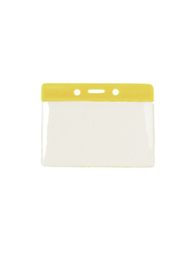 SD-2880/GALBEN-100,Portecuson orizontal cu banda color GALBEN - Set 100
