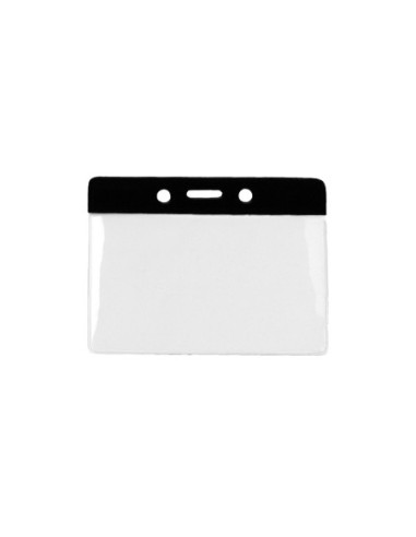 SD-2880/NEGRU-100,Portecuson orizontal cu banda color NEGRU - Set 100