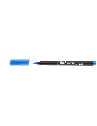 SD-MKO033/ALBASTRU-12,Marker OHP M permanent ICO 1-1.5 mm ALBASTRU - Set 12