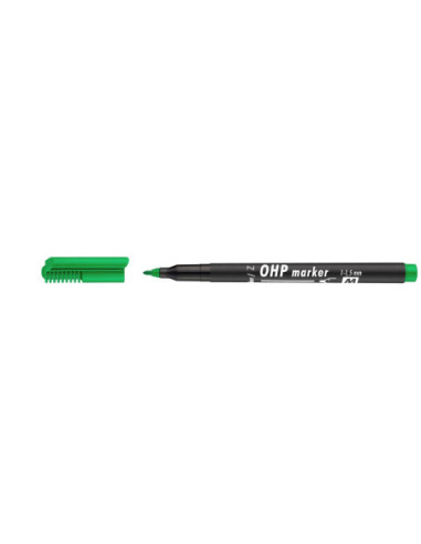 SD-MKO033/VERDE-12,Marker OHP M permanent ICO 1-1.5 mm VERDE - Set 12