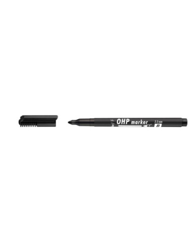 SD-MKO029/NEGRU-12,Marker OHP B permanent ICO 2-3 mm NEGRU - Set 12
