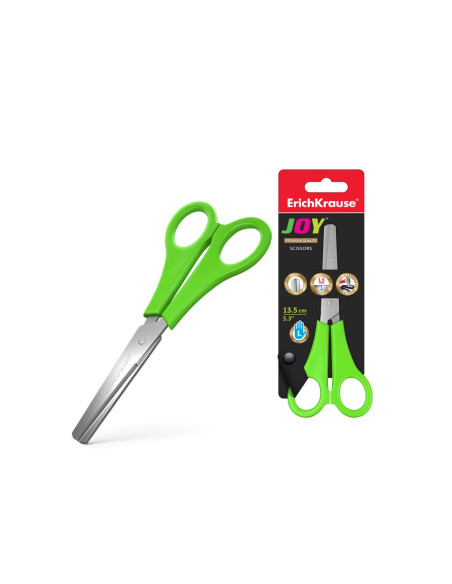 SD-FOA045-12,Foarfeca stangaci + rigla 13,5 cm Joy EK - Set 12