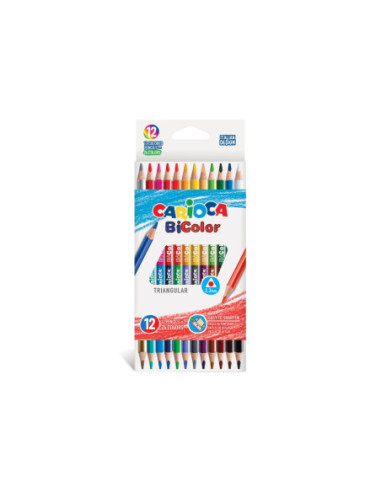 SD-SKR192,Creioane color Carioca BiColor 12/set