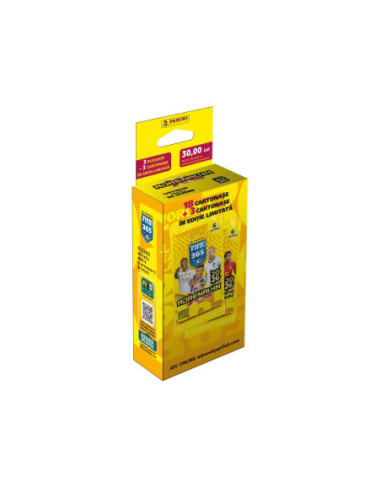 SD-JOC135,Set cartonase de schimb 3 pachete + 3 carduri limitate Panini, FIFA 365 Adrenalyne 2025-2026