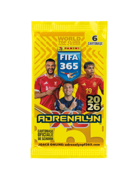 SD-JOC137,Set 24 plicuri cartonase Panini, FIFA 365 Adrenalyne 2025-2026