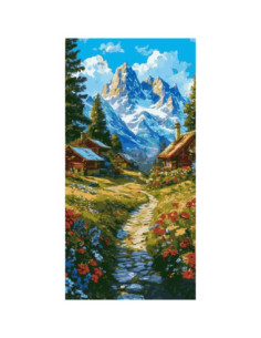 Pictura pe numere 40x80 cm...