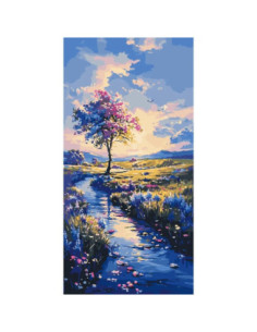 Pictura pe numere 40x80 cm...