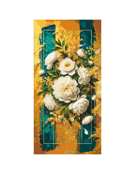 Pictura pe numere cu sasiu (culori acrilice metalizate) 40x80 cm LW5110