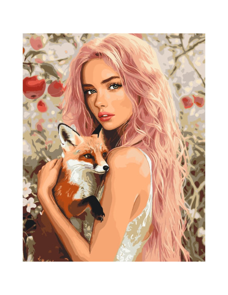 Pictura pe numere cu sasiu 40x50 cm LW3532