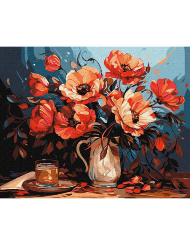 KHO5679,Pictura pe numere cu sasiu 40x50 cm KHO5679