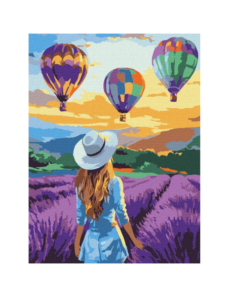KHO8660,Pictura pe numere cu sasiu 30x40 cm KHO8660