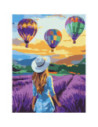 KHO8660,Pictura pe numere cu sasiu 30x40 cm KHO8660