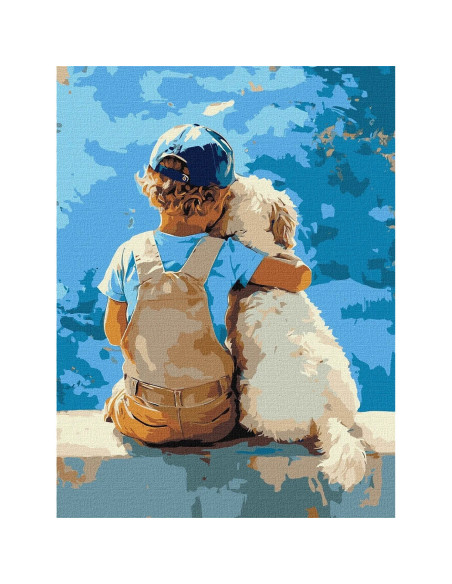 KHO8639,Pictura pe numere cu sasiu 30x40 cm KHO8639