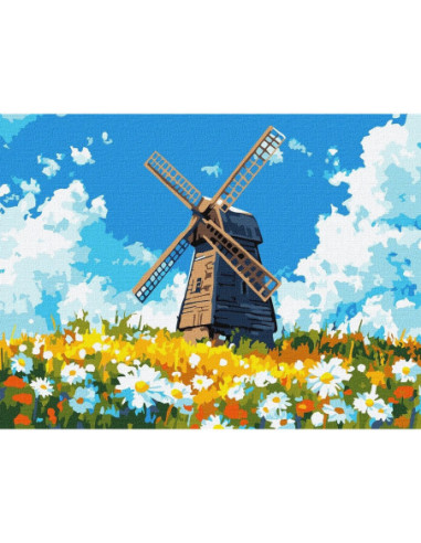 KHO6399,Pictura pe numere cu sasiu 30x40 cm KHO6399