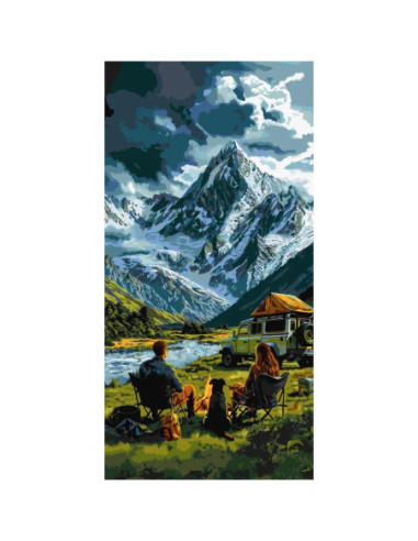 LW5174,Pictura pe numere cu sasiu 40x80 cm LW5174