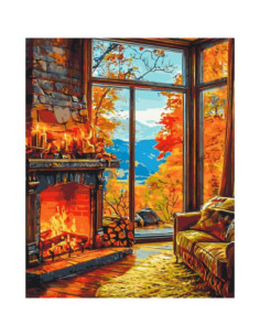 Pictura pe numere 40x50 cm...