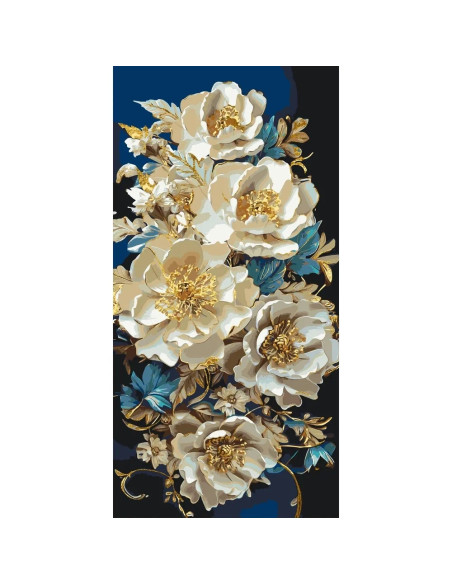 LW5166,Pictura pe numere (culori acrilice metalizate) 40x80 cm LW5166