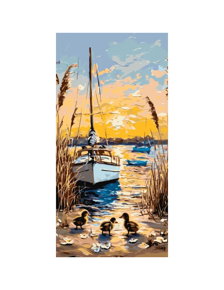 LW5150,Pictura pe numere 40x80 cm LW5150