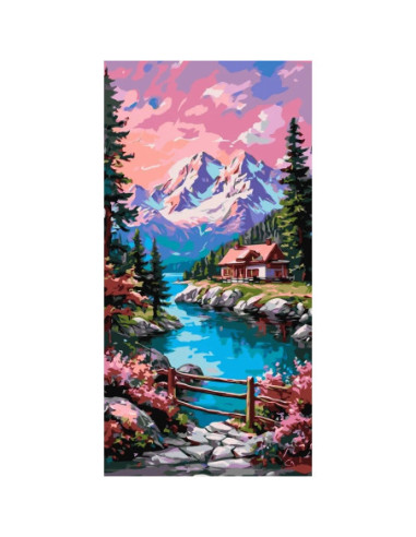 LW5146,Pictura pe numere 40x80 cm LW5146
