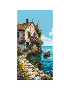Pictura pe numere 40x80 cm...