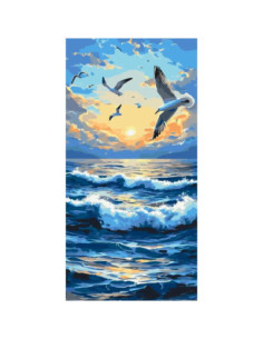 Pictura pe numere 40x80 cm...