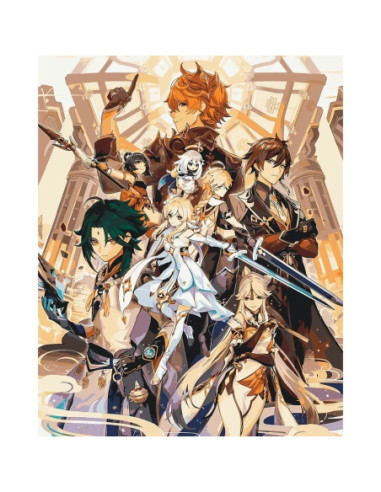 Pictura pe numere cu sasiu Anime...