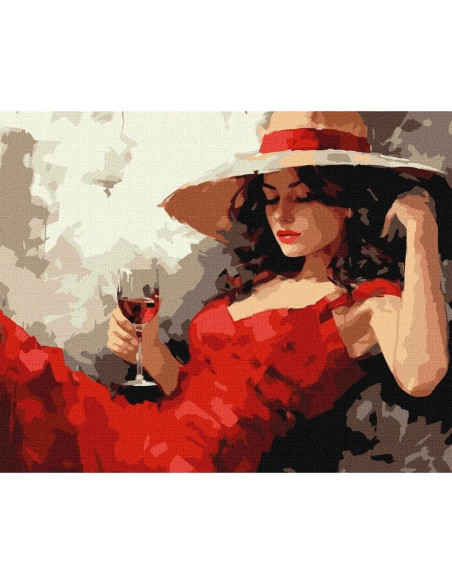 KHO8358,Pictura pe numere cu sasiu 40x50 cm KHO8358
