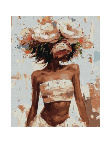 KHO8438,Pictura pe numere, cu sasiu, 40x50 cm, KHO8438