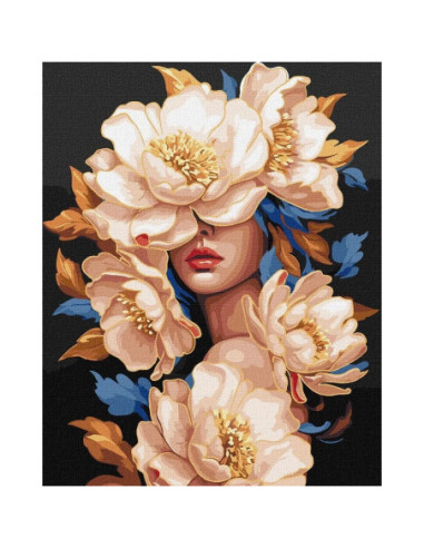 KHO8428,Pictura pe numere, cu sasiu, 40x50 cm, KHO8428
