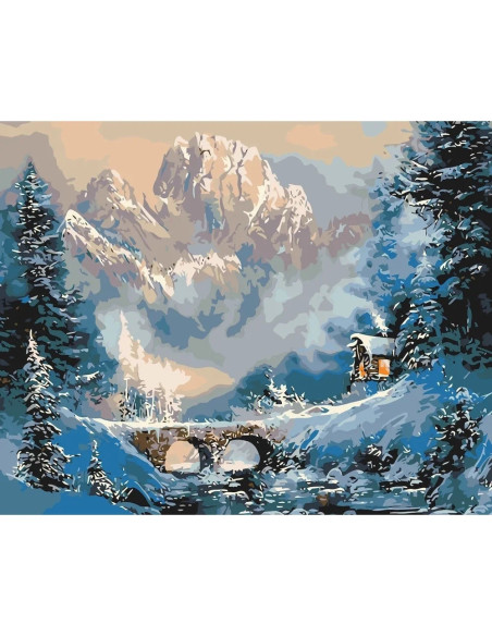 Pictura pe numere, cu sasiu, 40x50 cm, LW3076