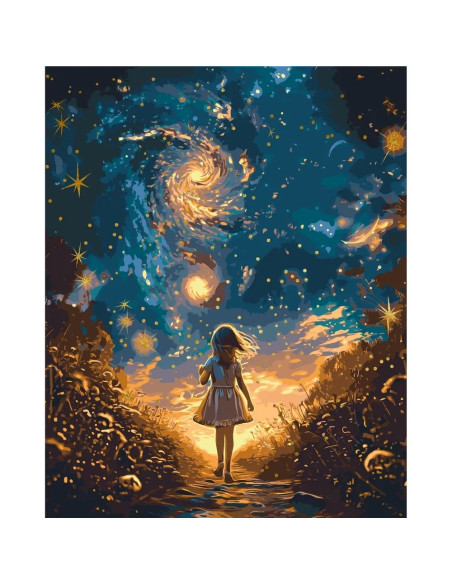 Pictura pe numere, cu sasiu, 40x50 cm, LW3299