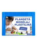Planseta modelaj cu accesorii NEBO, 28 x 20 cm, Albastra