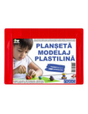 Planseta modelaj cu accesorii NEBO, 28 x 20 cm, Rosie