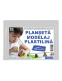 Planseta modelaj cu accesorii NEBO, 28 x 20 cm, Alba