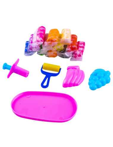 ROB-16783,Plastilina 12 culori/gentuta + accesorii - NEBO
