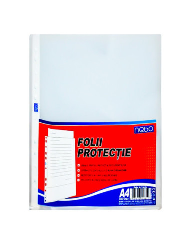 ROB-16981,Folie protectie A4 set 100 - NEBO
