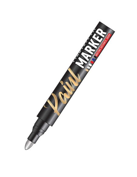 OF526-12,Marker permanent cu vopsea argintie, varf 2/3mm, 12 buc/cutie -OFFISHOP - Set 12