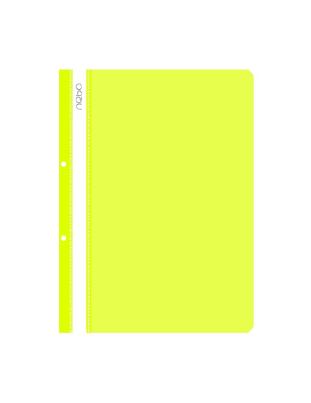 Dosar plastic A4, Galben - NEBO - Set 50