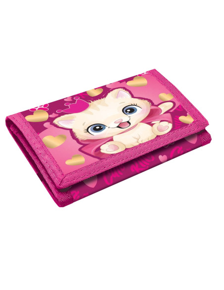 SC2232,Portmoneu CUTE KITTY, 26x12 cm - S-COOL