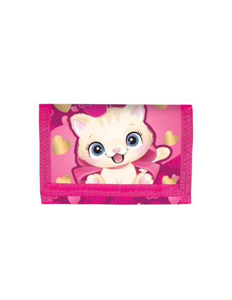 SC2232,Portmoneu CUTE KITTY, 26x12 cm - S-COOL