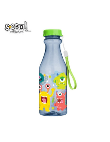 SC2631,Sticla apa 500 ml, plastic, Scary, 6.5x20 cm - S-COOL