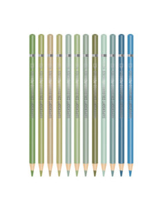 SC2589,Creioane color, Mori Green, 12 cul/set - S-COOL 2